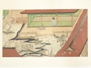 絵巻物　模写　印刷加工木版画